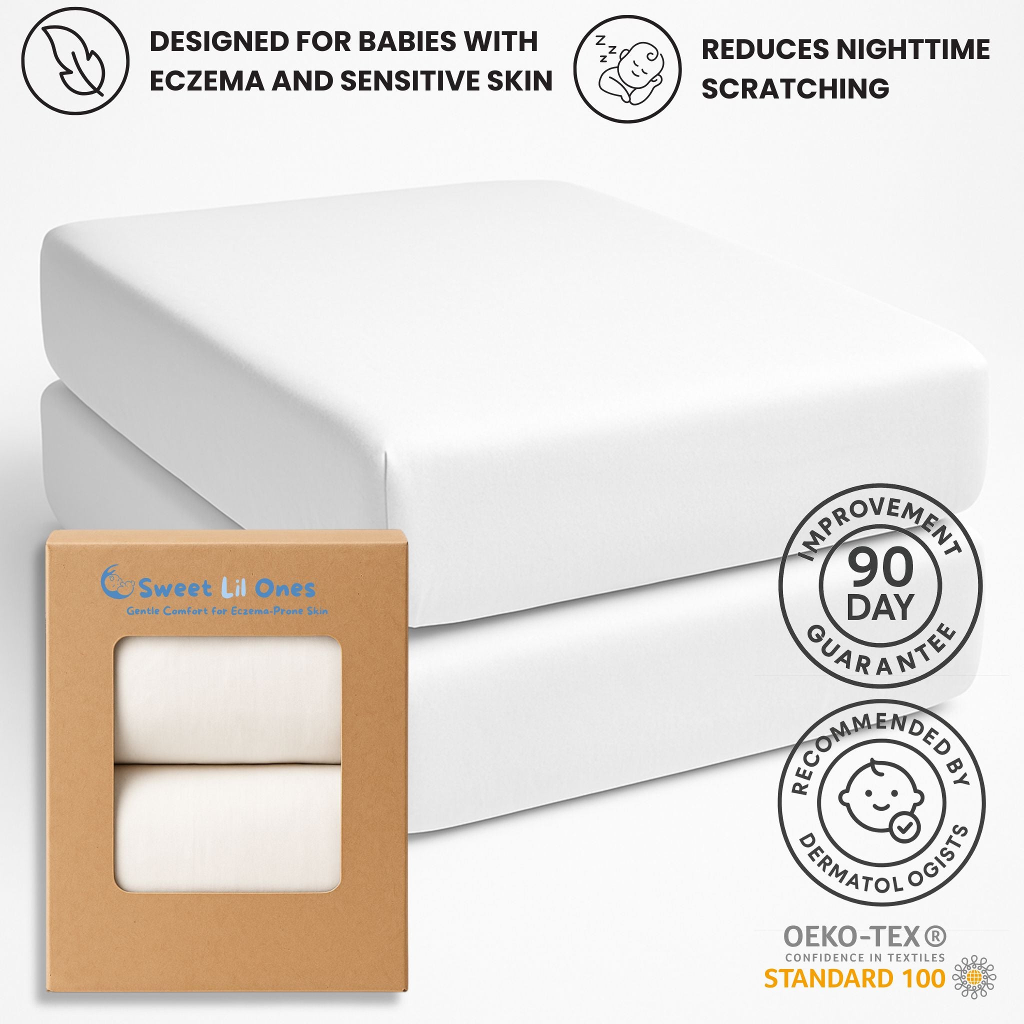 Sweet Lil Ones™ - Eczema-Friendly Crib Sheets